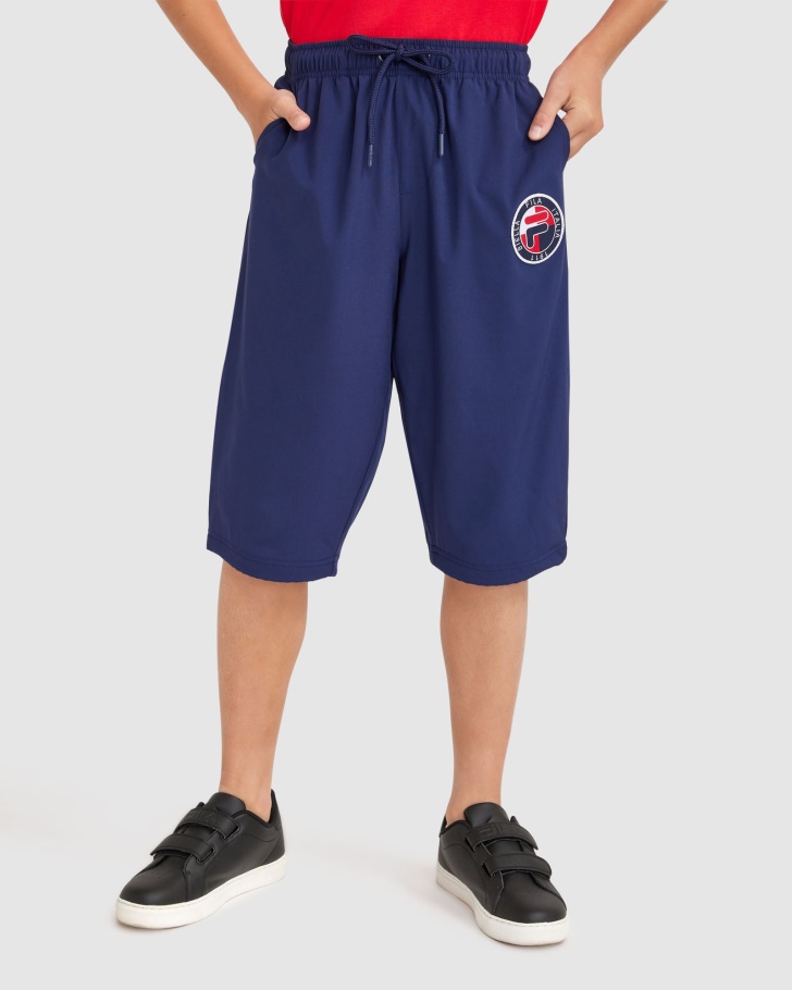 Boy's Ryan 3/4 Pant New Navy Fila UK