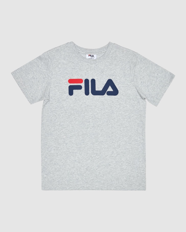 Classic Kid's Tee Silver Marle Fila UK