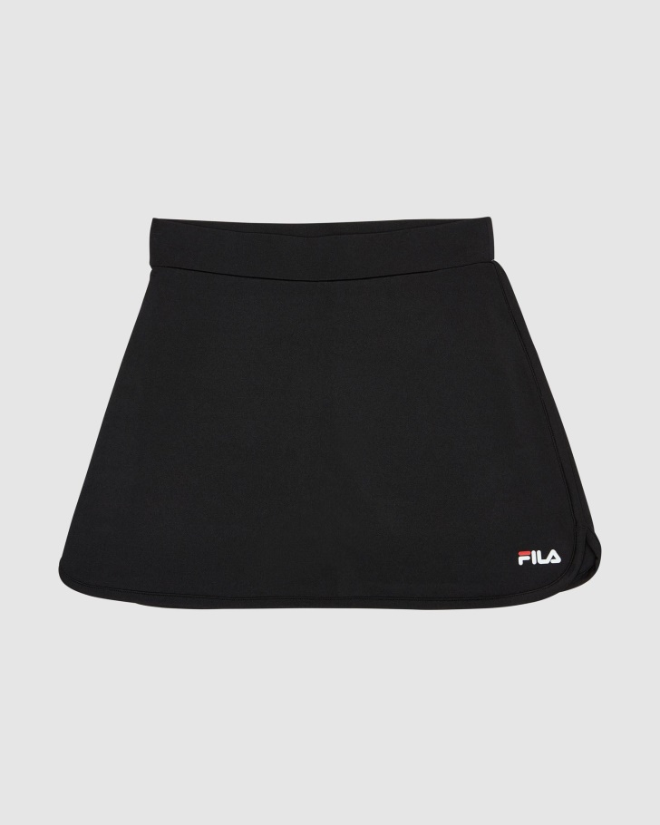Black Fila UK Classic Girl's Skort