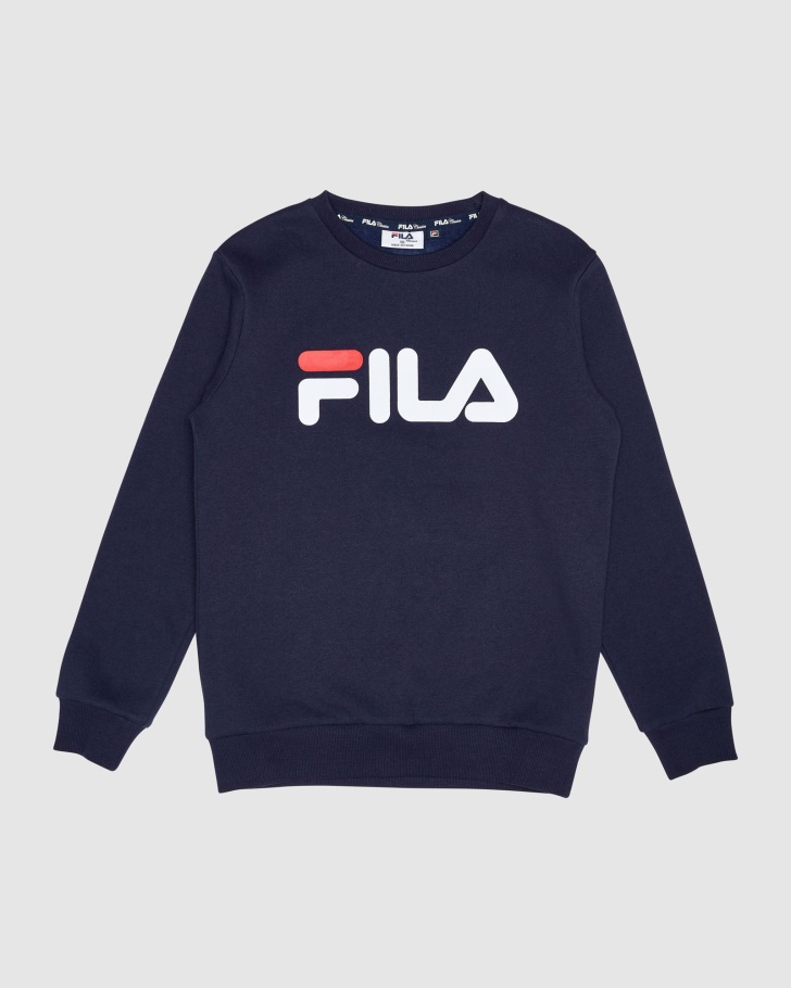 Classic Kid's Crew New Navy Fila UK