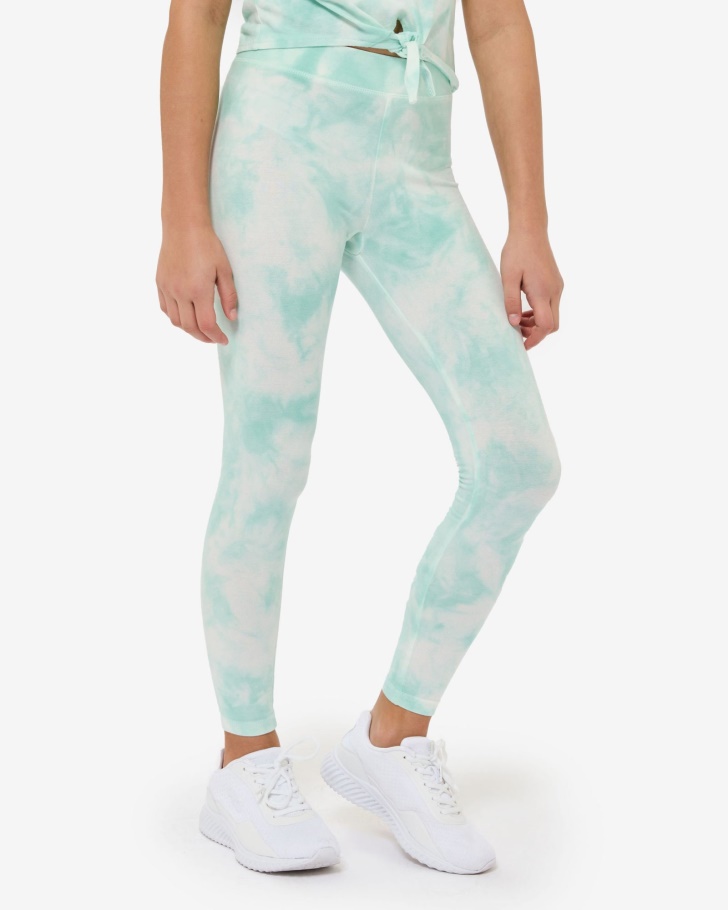Mint Tie Dye Fila UK Frankie Tights