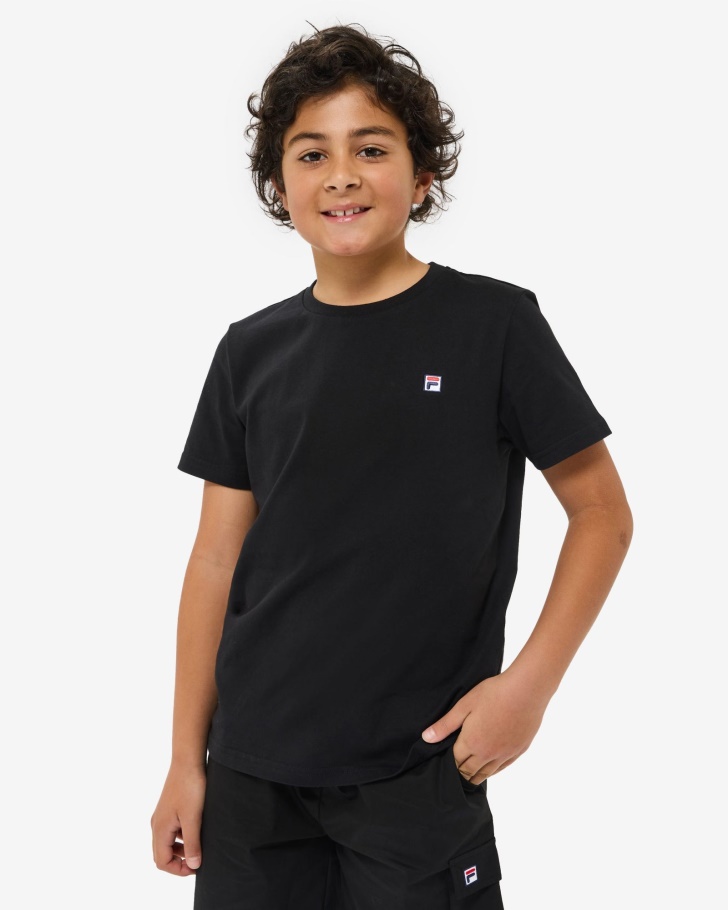 Fila UK Kid's Badge Tee Black