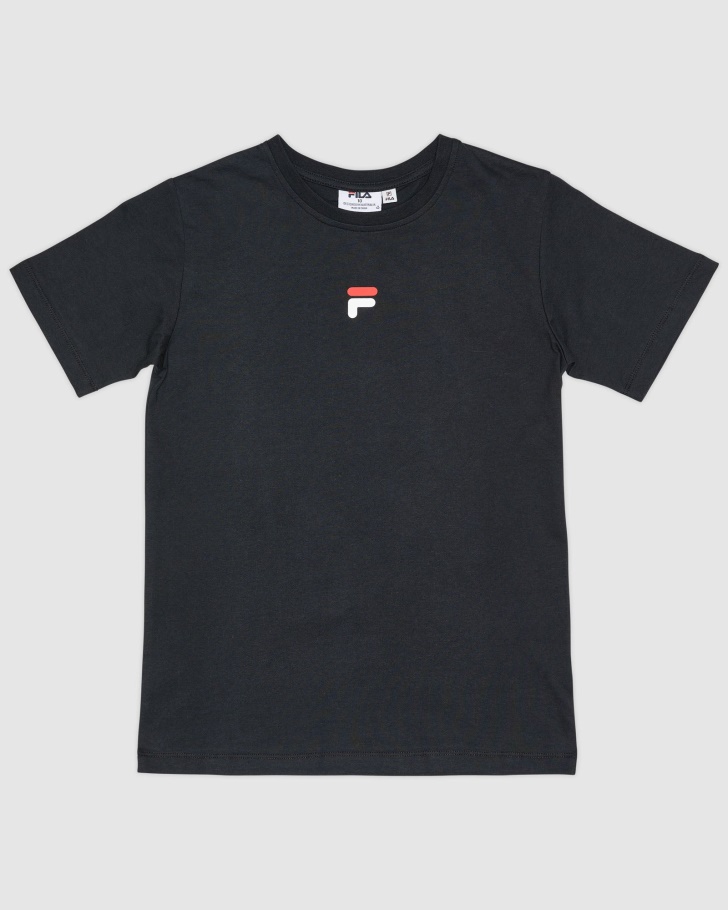 Fila UK Black Boy's Carson Tee