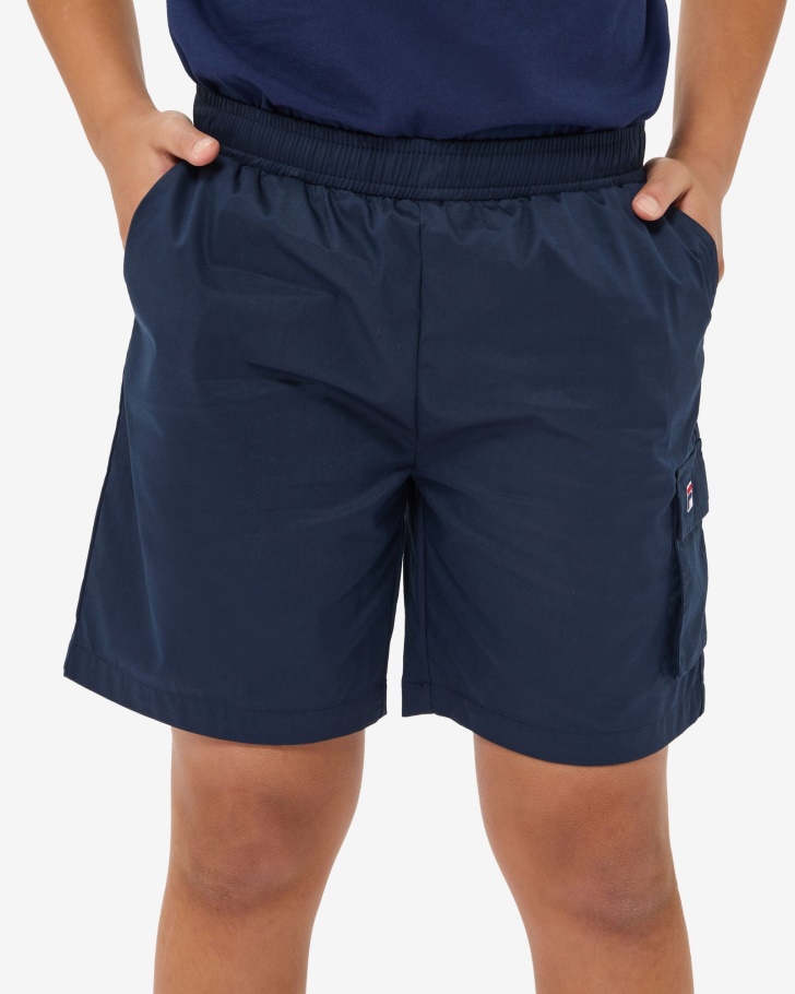 Kid's Badge Short New Navy Fila UK