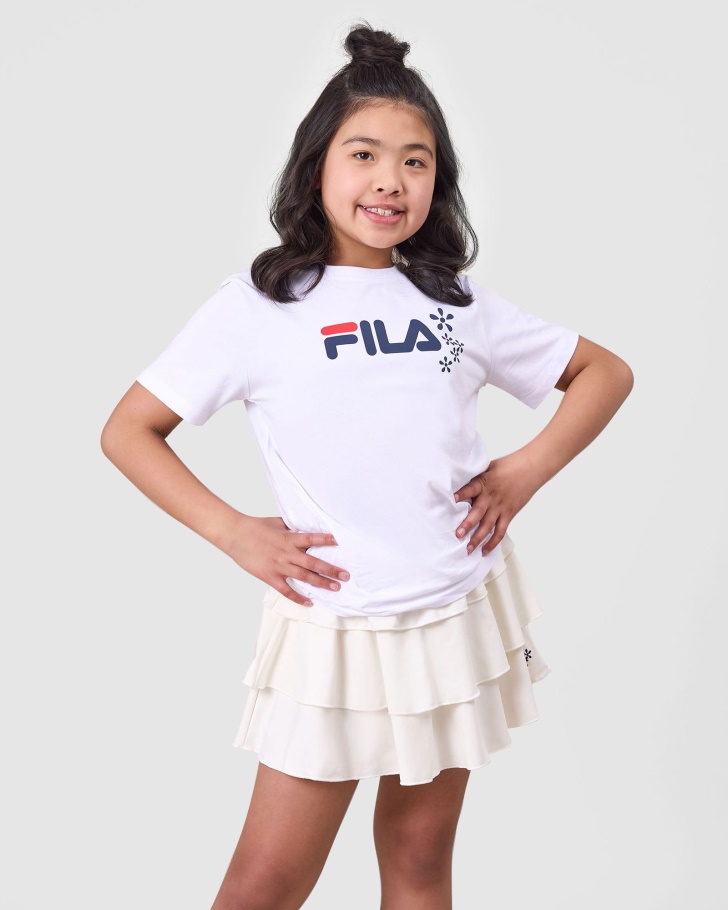 White Diya Tee Fila UK