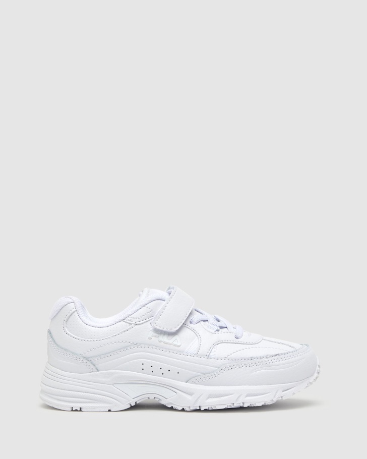 White Kid's Fila UK Graduate Strap Fila UK