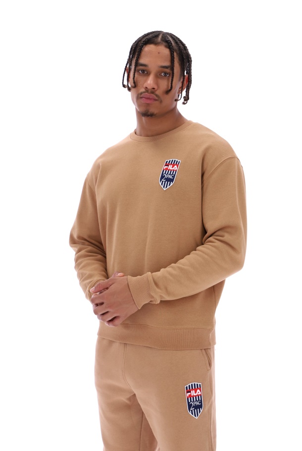 Tupac Fleece Patch Crew Jumper Fila UK