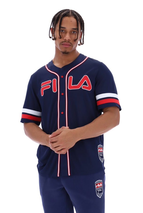 Fila UK Tupac Baseball Jersey Shirt