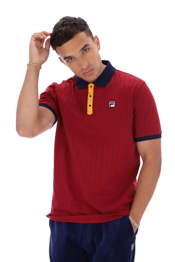BB1 Classic Vintage Striped Fila UK Polo