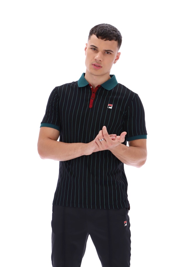 BB1 Classic Fila UK Vintage Striped Polo