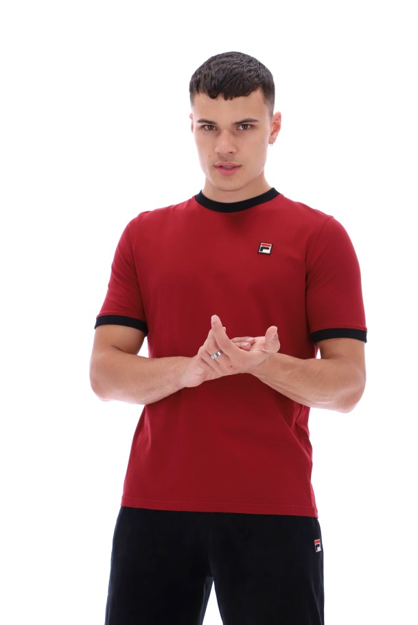 Marconi Essential Ringer T-Shirt Fila UK