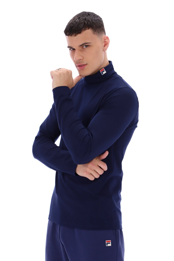19th Classic Fila UK Roll Neck Sweater