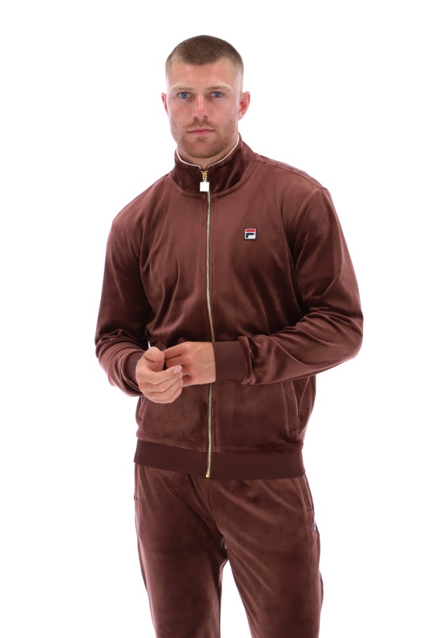 Irving Velour Track Top Fila UK Fashion