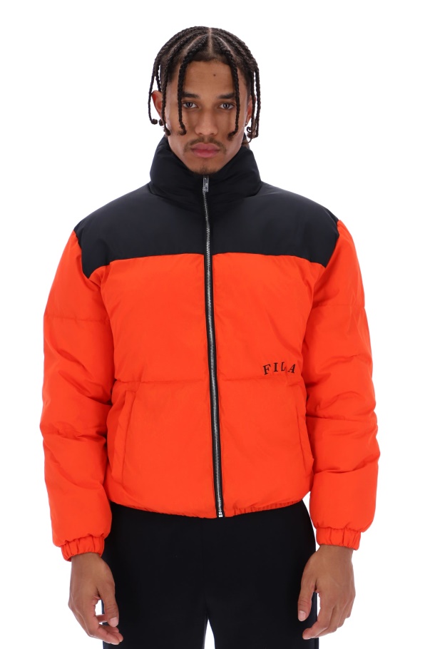 Evan Unisex Panelled Puffer Jacket Fila UK