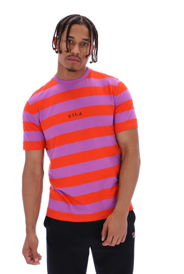 Fila UK Barney Unisex Oversized Striped Tee