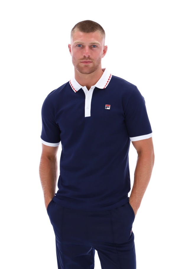 Seb Graphic Polo Shirt Fila UK