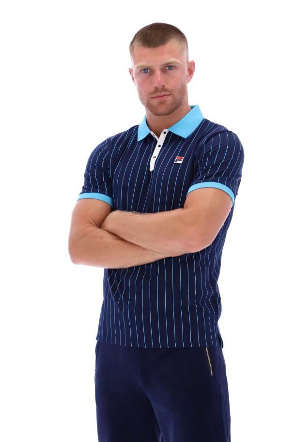BB1 Classic Vintage Fila UK Striped Polo