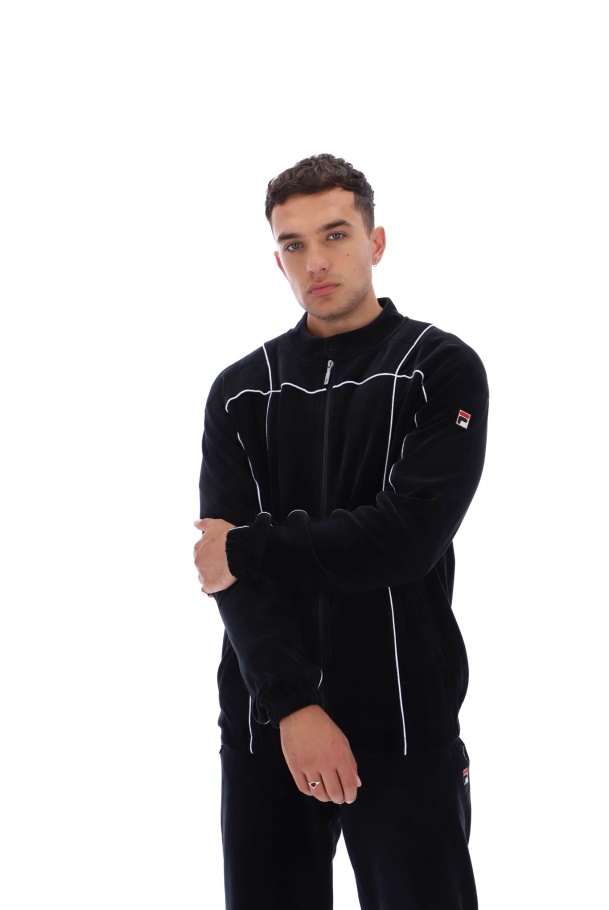 Tusk Classic Velour Fashion Track Top Fila UK