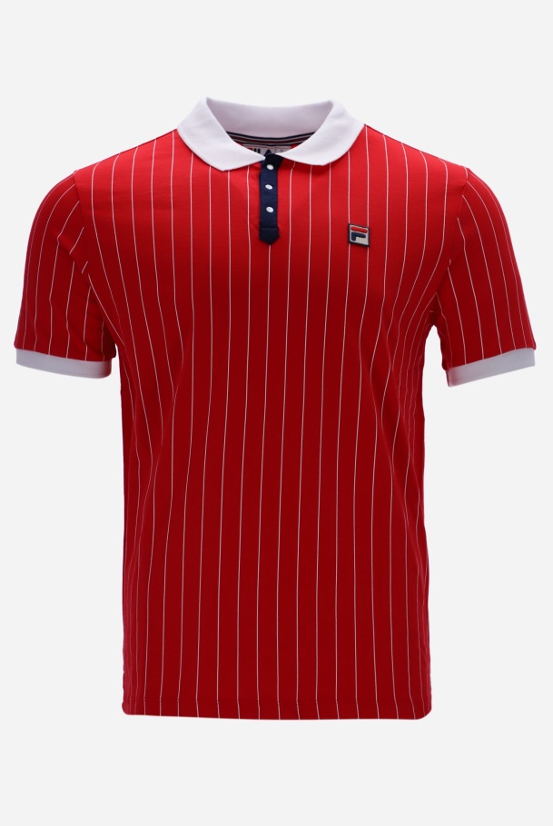 BB1 Classic Vintage Striped Polo Fila UK Fashion