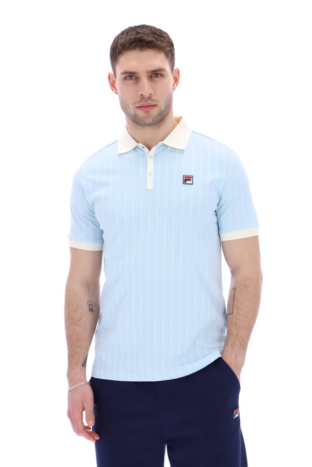 Fila UK BB1 Classic Vintage Striped Polo