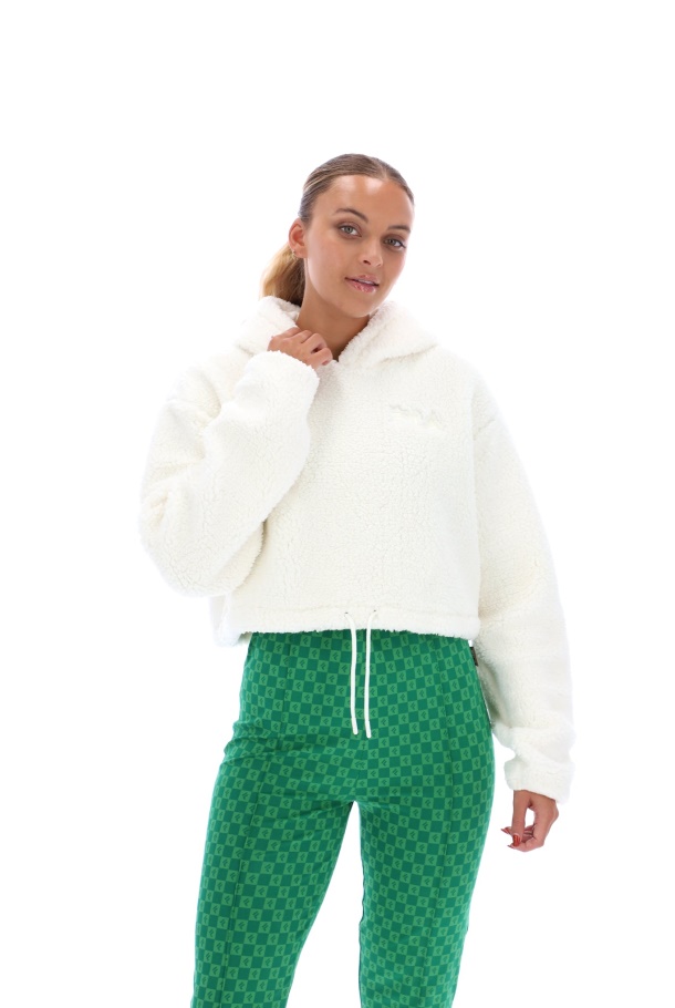 Fila UK Abbey Cropped Fleece Hoodie