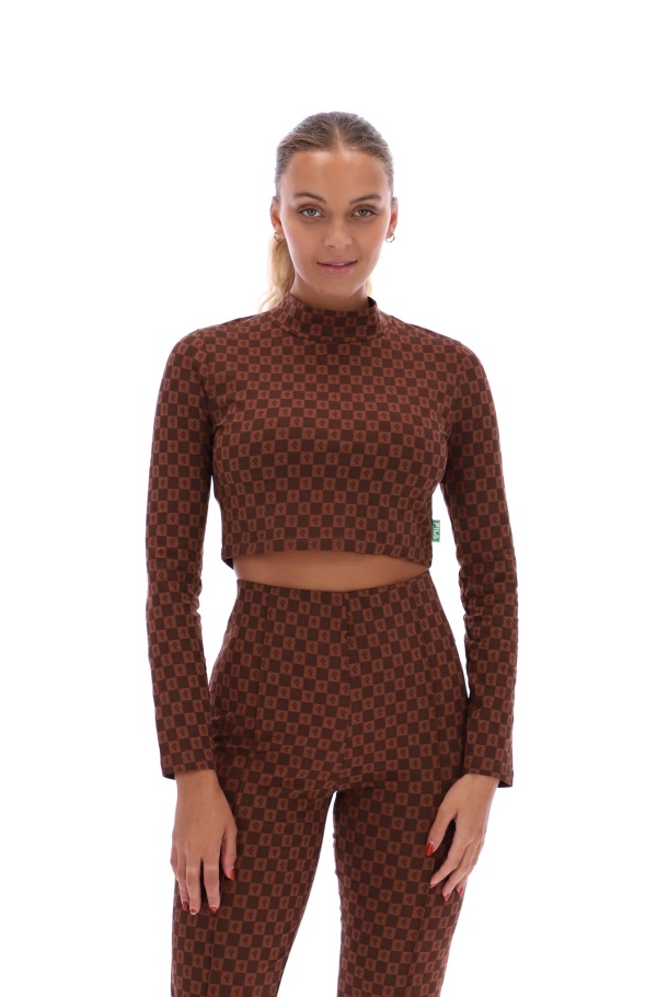 Fila UK Tori Long Sleeved Crop Top