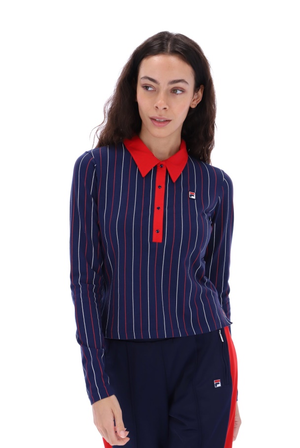 Fila UK Jada Long Sleeve BB1 Polo Top