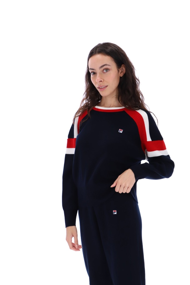 Frankie Knit Crew Jumper Fila UK