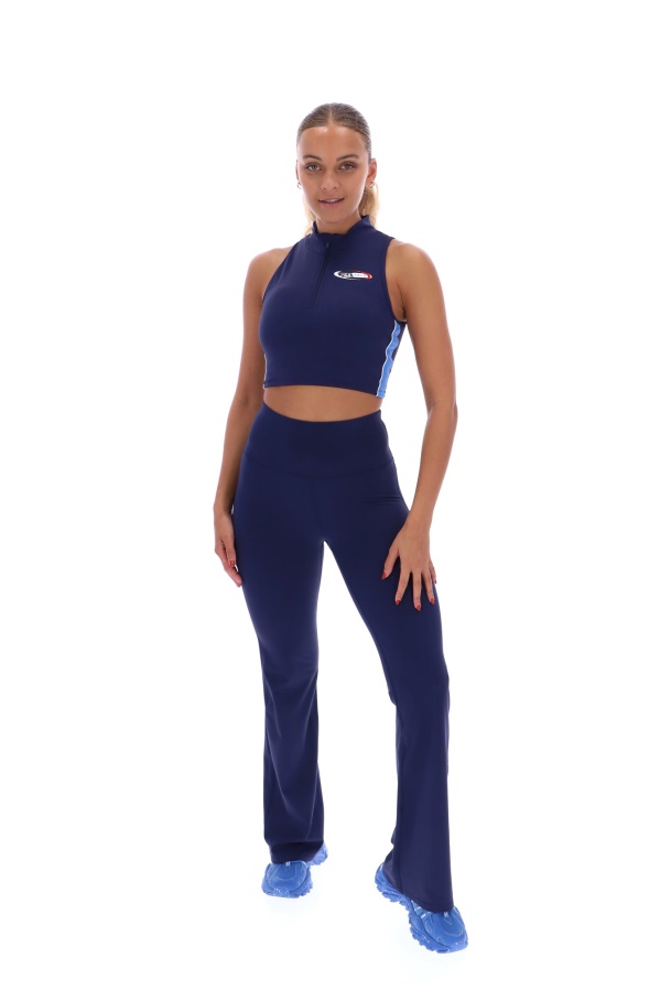 Fila UK Fila UK x TALA SKINLUXE Zip-Up Crop Top
